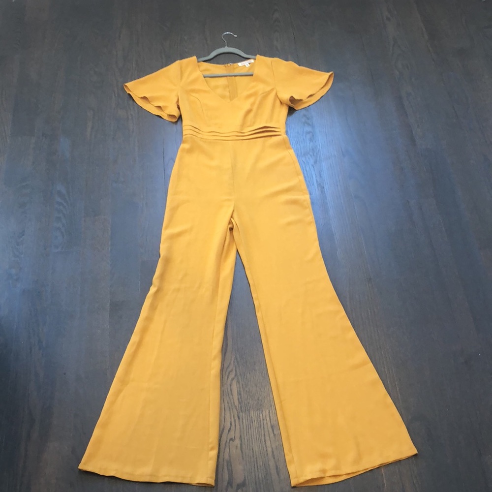Jealous Tomato Marigold Yellow Jumpsuit NWT
